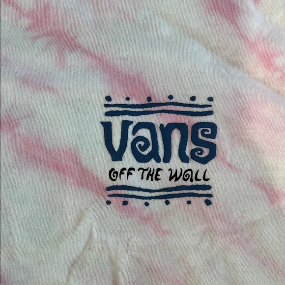 Vans Pink and White Tie-Dye Crop Top - Picture 2 of 4